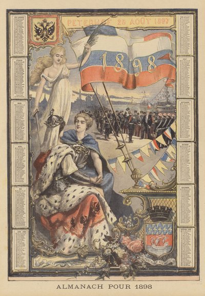 1898 için Almanak by French School